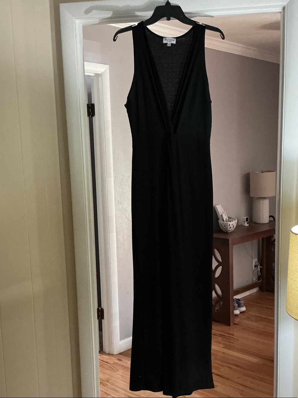 Rolla Coster Black Sleeveless Deep V Jumpsuit